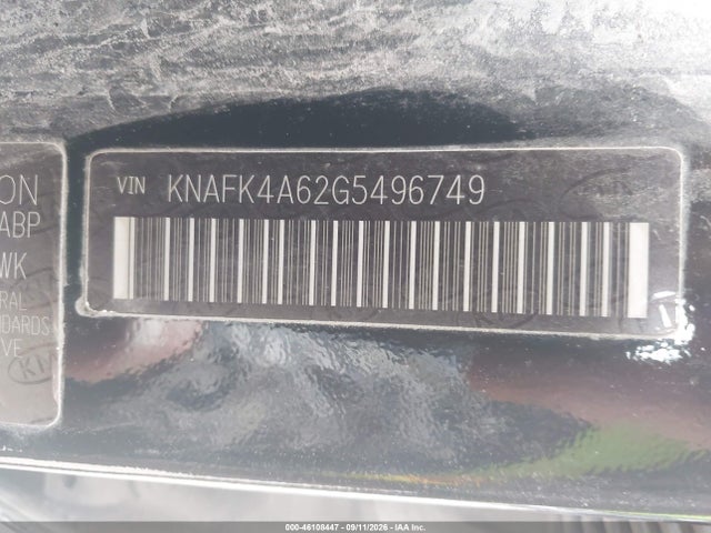 Aukcja sprzedaży 2016 Kia Forte Lx, vin: KNAFK4A62G5496749, numer aukcji: 46108447