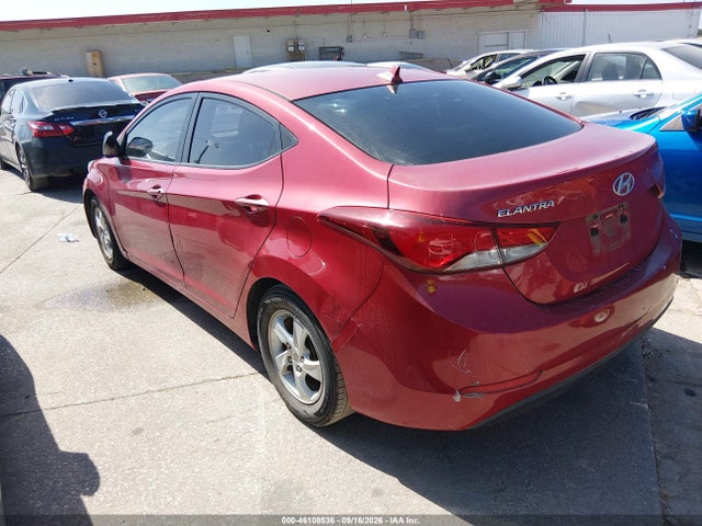 2014 Hyundai Elantra Se მანქანა იყიდება აუქციონზე, vin: KMHDH4AE5EU163668, აუქციონის ნომერი: 46108536