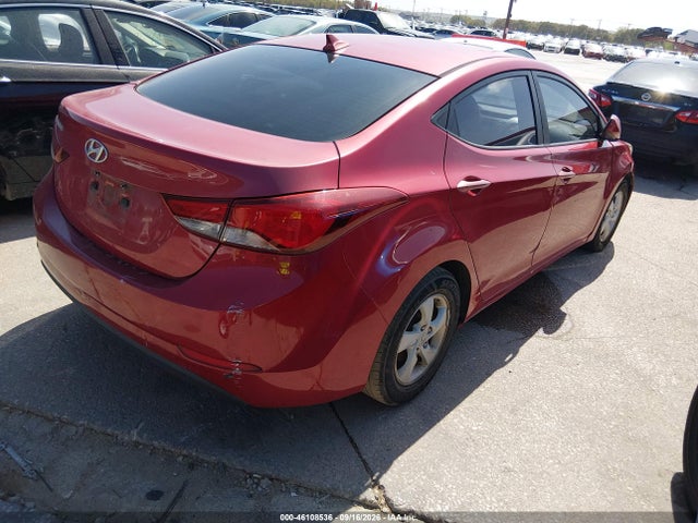 2014 Hyundai Elantra Se მანქანა იყიდება აუქციონზე, vin: KMHDH4AE5EU163668, აუქციონის ნომერი: 46108536