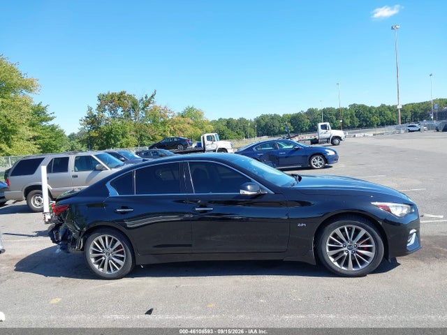 46108593 :رقم المزاد ، JN1CV7AR2JM280151 vin ، 2018 Infiniti Q50 2.0t Luxe مزاد بيع