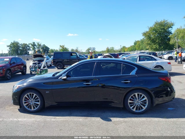 46108593 :رقم المزاد ، JN1CV7AR2JM280151 vin ، 2018 Infiniti Q50 2.0t Luxe مزاد بيع