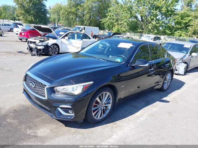 46108593 :رقم المزاد ، JN1CV7AR2JM280151 vin ، 2018 Infiniti Q50 2.0t Luxe مزاد بيع