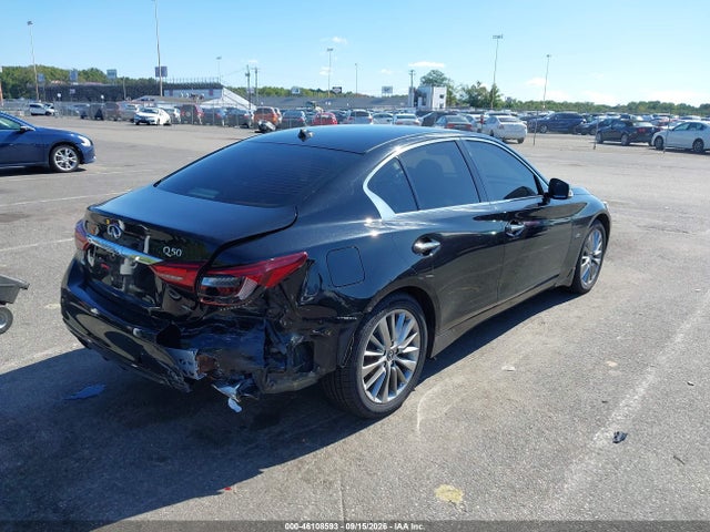 46108593 :رقم المزاد ، JN1CV7AR2JM280151 vin ، 2018 Infiniti Q50 2.0t Luxe مزاد بيع