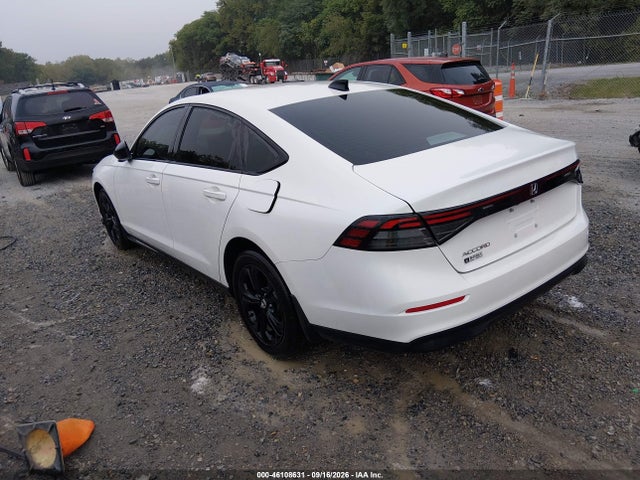 46108631 :رقم المزاد ، 1HGCY1F49SA086638 vin ، 2025 Honda Accord Se مزاد بيع