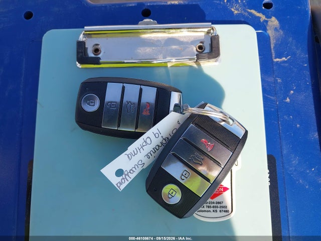 46108674 :رقم المزاد ، 5XXGT4L37KG306195 vin ، 2019 Kia Optima S مزاد بيع