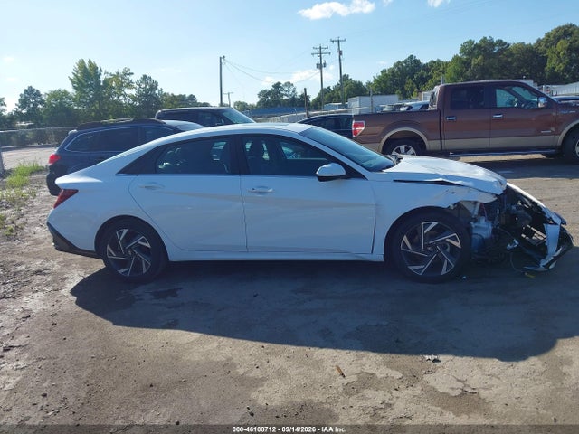 2025 Hyundai Elantra Sel Convenience მანქანა იყიდება აუქციონზე, vin: KMHLS4DG7SU033199, აუქციონის ნომერი: 46108712