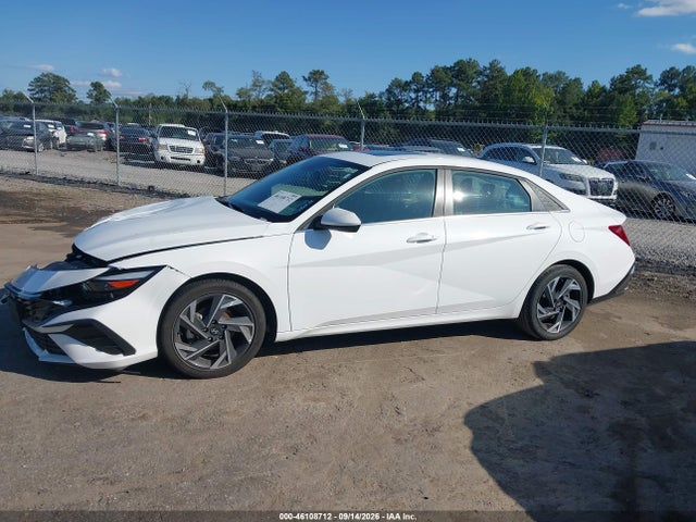 2025 Hyundai Elantra Sel Convenience მანქანა იყიდება აუქციონზე, vin: KMHLS4DG7SU033199, აუქციონის ნომერი: 46108712