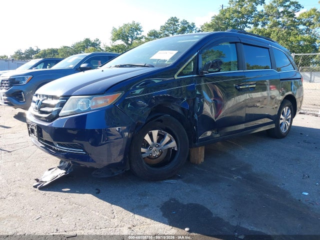 46108750 :رقم المزاد ، 5FNRL5H61FB013371 vin ، 2015 Honda Odyssey Ex-l مزاد بيع