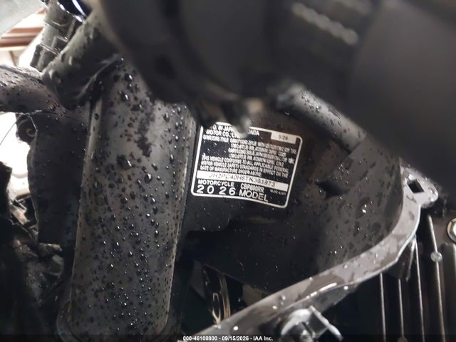 46108800 :رقم المزاد ، JH2PC40H6TK301973 vin ، 2026 Honda Cbr600 Rr مزاد بيع