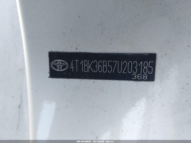 Продажа на аукционе авто 2007 Toyota Avalon Xls, vin: 4T1BK36B57U203185, номер лота: 46109029