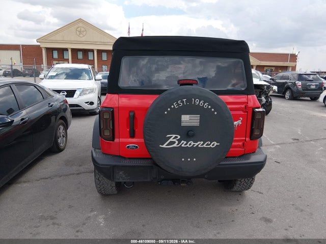 46109080 :رقم المزاد ، 1FMEE5BP8NLA86609 vin ، 2022 Ford Bronco Black Diamond مزاد بيع