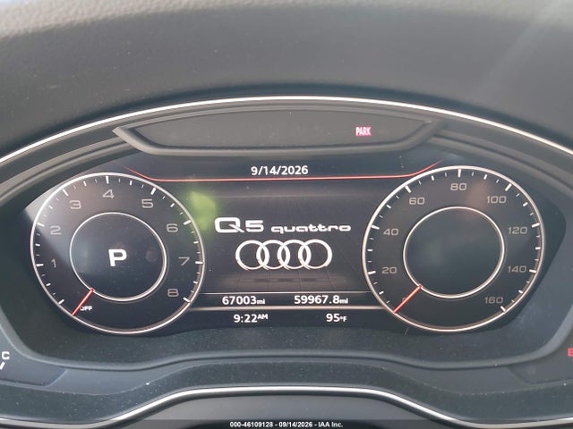 Продаж на аукціоні авто 2018 Audi Q5 2.0t Premium, vin: WA1BNAFY8J2154422, номер лоту: 46109128