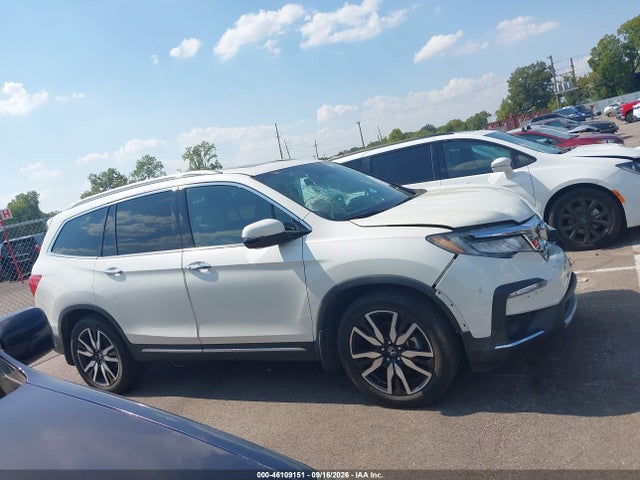 46109151 :رقم المزاد ، 5FNYF6H90KB076278 vin ، 2019 Honda Pilot Touring مزاد بيع