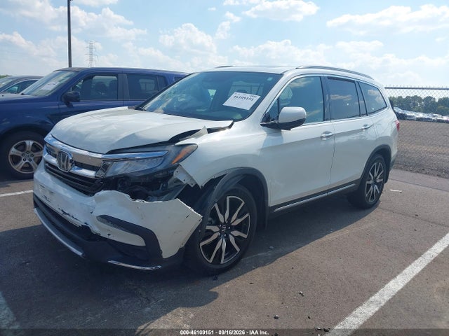 46109151 :رقم المزاد ، 5FNYF6H90KB076278 vin ، 2019 Honda Pilot Touring مزاد بيع