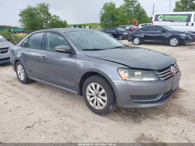 Auction sale of the 2012 Volkswagen Passat 2.5l S, vin: 1VWAP7A33CC029106, lot number: 46109170