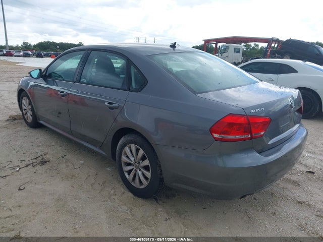 Продаж на аукціоні авто 2012 Volkswagen Passat 2.5l S, vin: 1VWAP7A33CC029106, номер лоту: 46109170