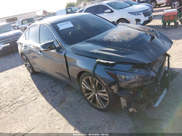 2019 Infiniti Q50 3.0t Sport მანქანა იყიდება აუქციონზე, vin: JN1EV7AP5KM542866, აუქციონის ნომერი: 46109221