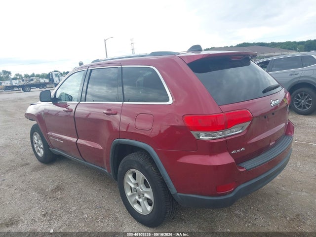 2015 Jeep Grand Cherokee Laredo მანქანა იყიდება აუქციონზე, vin: 1C4RJFAG0FC934105, აუქციონის ნომერი: 46109239
