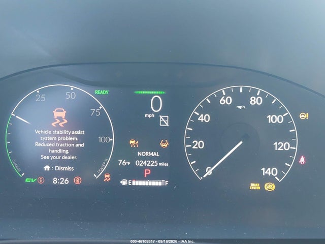 2025 Honda Cr-v Hybrid Sport-l მანქანა იყიდება აუქციონზე, vin: 7FARS6H84SE006794, აუქციონის ნომერი: 46109317