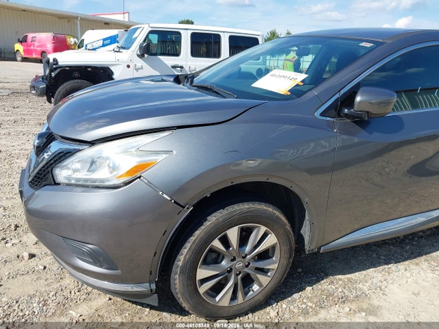 2017 Nissan Murano S მანქანა იყიდება აუქციონზე, vin: 5N1AZ2MG6HN196162, აუქციონის ნომერი: 46109349