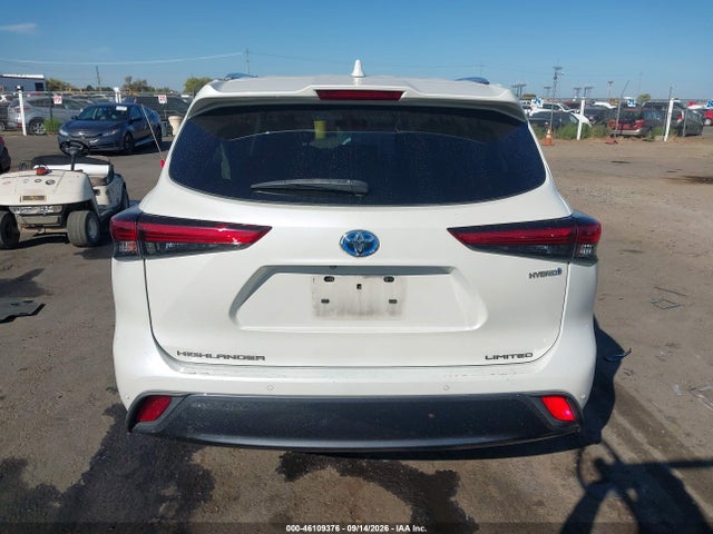 Продажа на аукционе авто 2020 Toyota Highlander Hybrid Limited, vin: 5TDDBRCH1LS006845, номер лота: 46109376