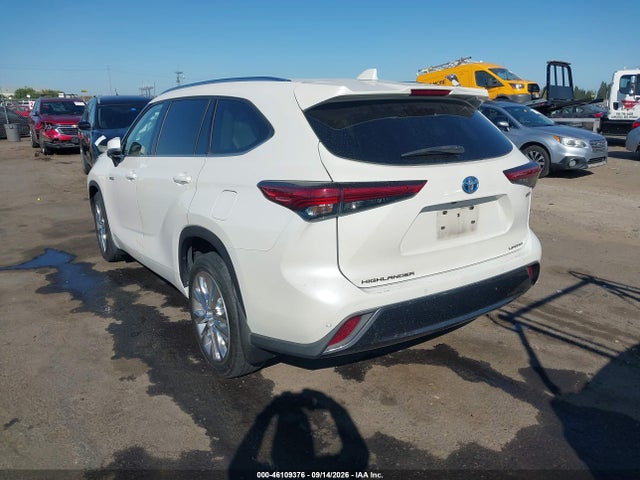 Продажа на аукционе авто 2020 Toyota Highlander Hybrid Limited, vin: 5TDDBRCH1LS006845, номер лота: 46109376