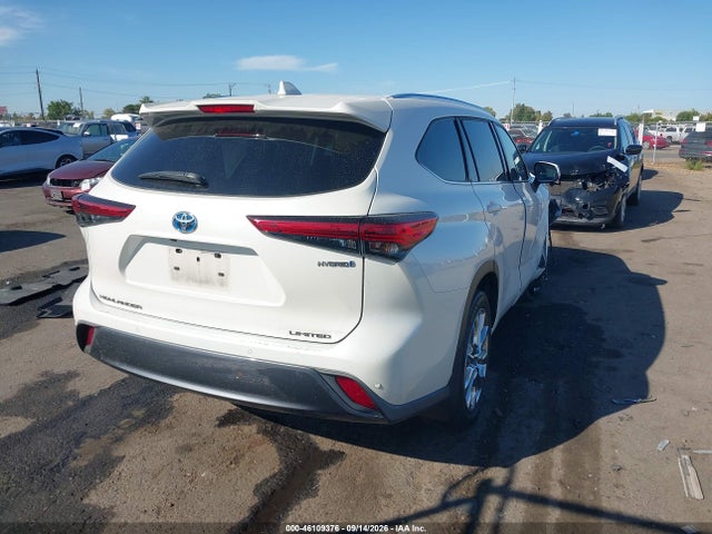 Продажа на аукционе авто 2020 Toyota Highlander Hybrid Limited, vin: 5TDDBRCH1LS006845, номер лота: 46109376