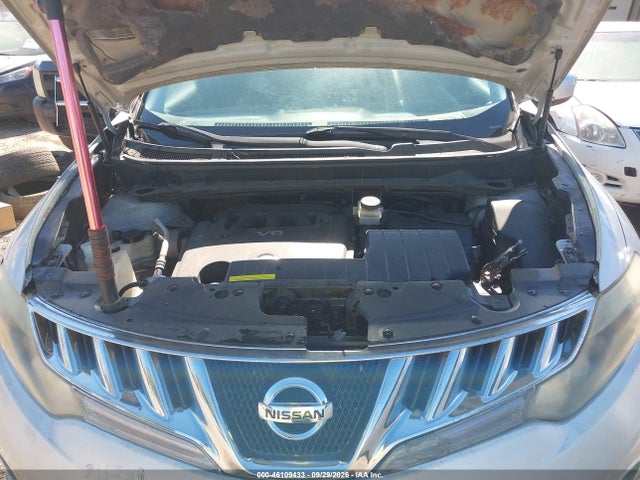 2009 Nissan Murano Sl მანქანა იყიდება აუქციონზე, vin: JN8AZ18U39W019020, აუქციონის ნომერი: 46109433