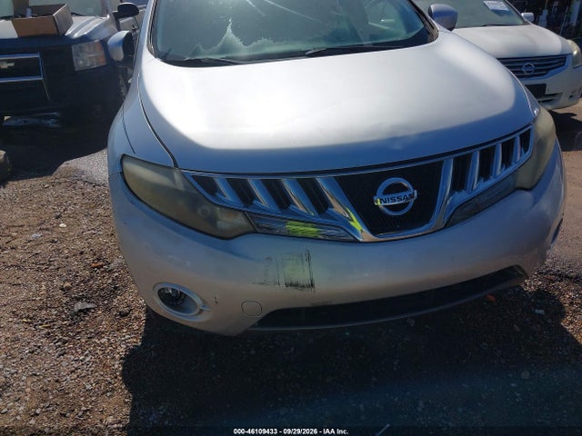 2009 Nissan Murano Sl მანქანა იყიდება აუქციონზე, vin: JN8AZ18U39W019020, აუქციონის ნომერი: 46109433