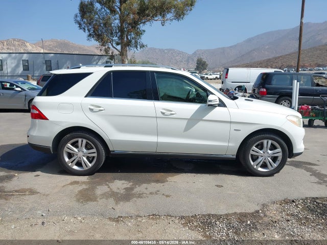 46109435 :رقم المزاد ، 4JGDA5HB3CA005804 vin ، 2012 Mercedes-benz Ml 350 4matic مزاد بيع