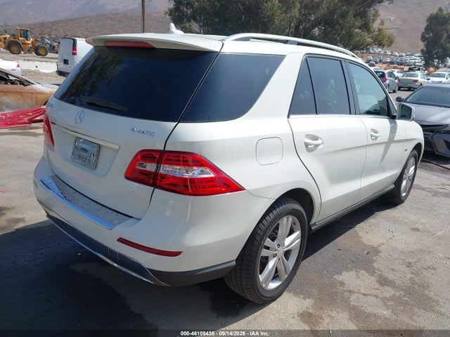 46109435 :رقم المزاد ، 4JGDA5HB3CA005804 vin ، 2012 Mercedes-benz Ml 350 4matic مزاد بيع
