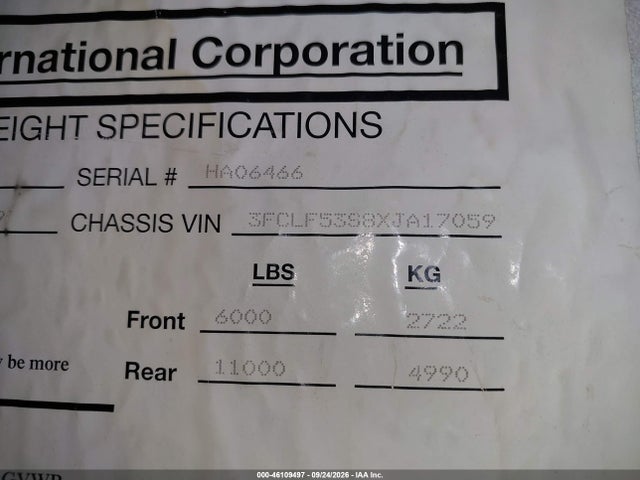 Продаж на аукціоні авто 1999 Ford F550 Super Duty Stripped Chass, vin: 3FCLF53S8XJA17059, номер лоту: 46109497