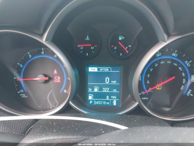 46109564 :رقم المزاد ، 1G1PE5SB7G7148006 vin ، 2016 Chevrolet Cruze Limited 1lt Auto مزاد بيع