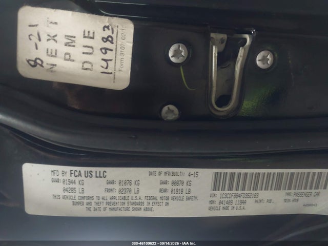 Продажа на аукционе авто 2015 Dodge Dart Sxt, vin: 1C3CDFBB4FD352183, номер лота: 46109622