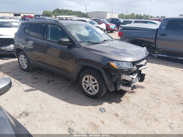 46109635 :رقم المزاد ، 3C4NJCAB3JT123333 vin ، 2018 Jeep Compass Sport Fwd مزاد بيع