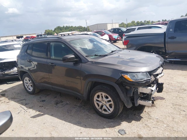46109635 :رقم المزاد ، 3C4NJCAB3JT123333 vin ، 2018 Jeep Compass Sport Fwd مزاد بيع