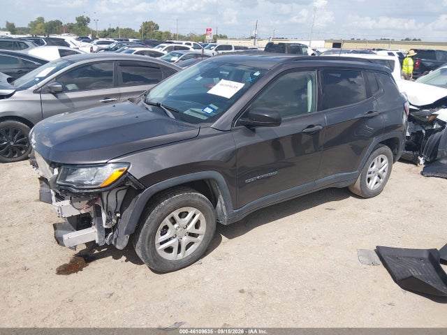 46109635 :رقم المزاد ، 3C4NJCAB3JT123333 vin ، 2018 Jeep Compass Sport Fwd مزاد بيع