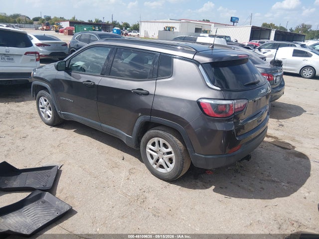 46109635 :رقم المزاد ، 3C4NJCAB3JT123333 vin ، 2018 Jeep Compass Sport Fwd مزاد بيع