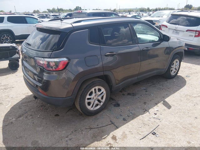 46109635 :رقم المزاد ، 3C4NJCAB3JT123333 vin ، 2018 Jeep Compass Sport Fwd مزاد بيع