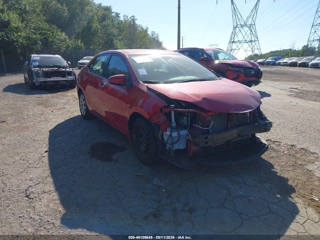 Aukcja sprzedaży 2016 Toyota Corolla Le, vin: 2T1BURHE2GC649199, numer aukcji: 46109649