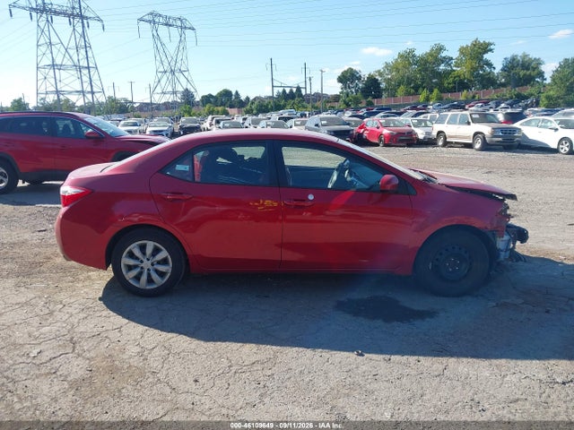 46109649 :رقم المزاد ، 2T1BURHE2GC649199 vin ، 2016 Toyota Corolla Le مزاد بيع