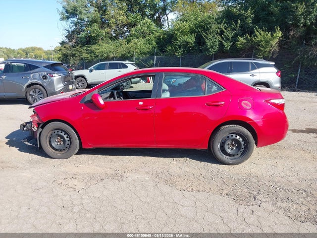 46109649 :رقم المزاد ، 2T1BURHE2GC649199 vin ، 2016 Toyota Corolla Le مزاد بيع