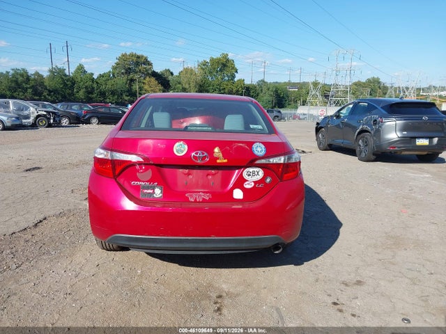 46109649 :رقم المزاد ، 2T1BURHE2GC649199 vin ، 2016 Toyota Corolla Le مزاد بيع