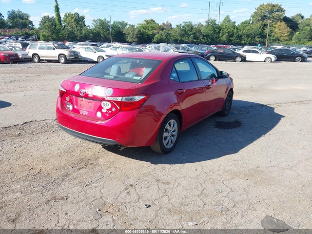 46109649 :رقم المزاد ، 2T1BURHE2GC649199 vin ، 2016 Toyota Corolla Le مزاد بيع