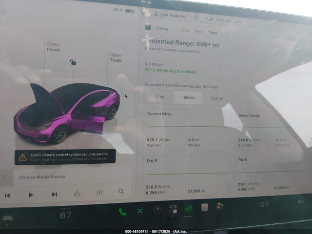 Продажа на аукционе авто 2023 Tesla Model 3 Rear-wheel Drive, vin: 5YJ3E1EA9PF601733, номер лота: 46109781