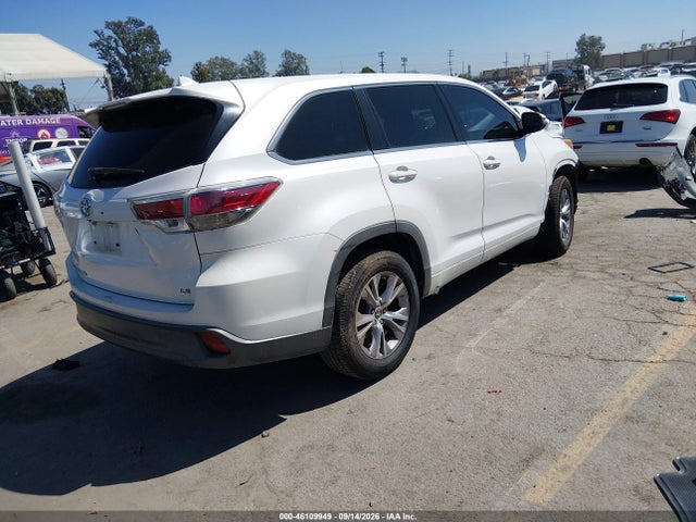 Toyota Highlander Le Plus V6 2016 5TDZKRFH0GS122139 Image 4