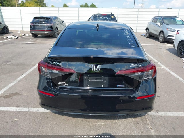 Продаж на аукціоні авто 2025 Honda Civic Hybrid Sport/sport Touring, vin: 2HGFE4F84SH319854, номер лоту: 46110005
