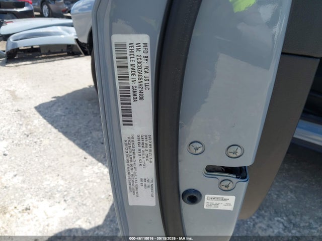 46110016 :رقم المزاد ، 2C3CDZAG5NH214930 vin ، 2022 Dodge Challenger Sxt مزاد بيع