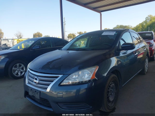 2014 Nissan Sentra Fe+ S/fe+ Sv/s/sl/sr/sv მანქანა იყიდება აუქციონზე, vin: 3N1AB7AP8EY210154, აუქციონის ნომერი: 46110058