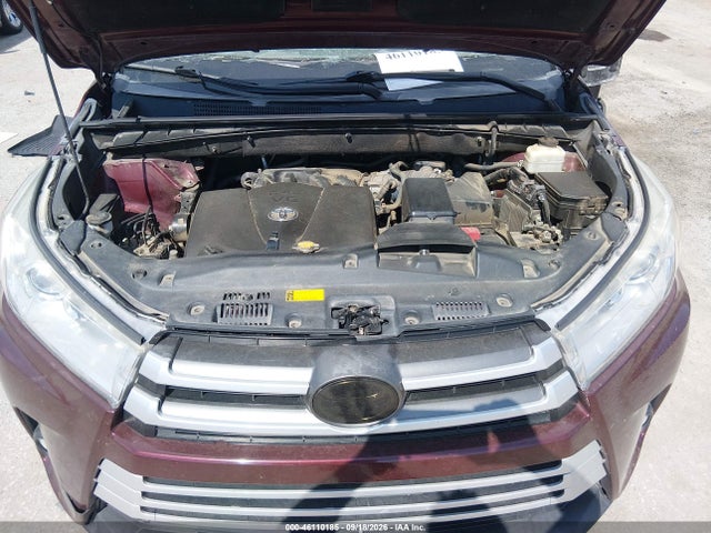 2017 Toyota Highlander Le Plus მანქანა იყიდება აუქციონზე, vin: 5TDZZRFH9HS214766, აუქციონის ნომერი: 46110185